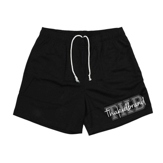 SIGNATURE TASLAN SHORTS-BLACK - GOALSTUDIO